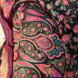 Kashmiri work kani silk saree